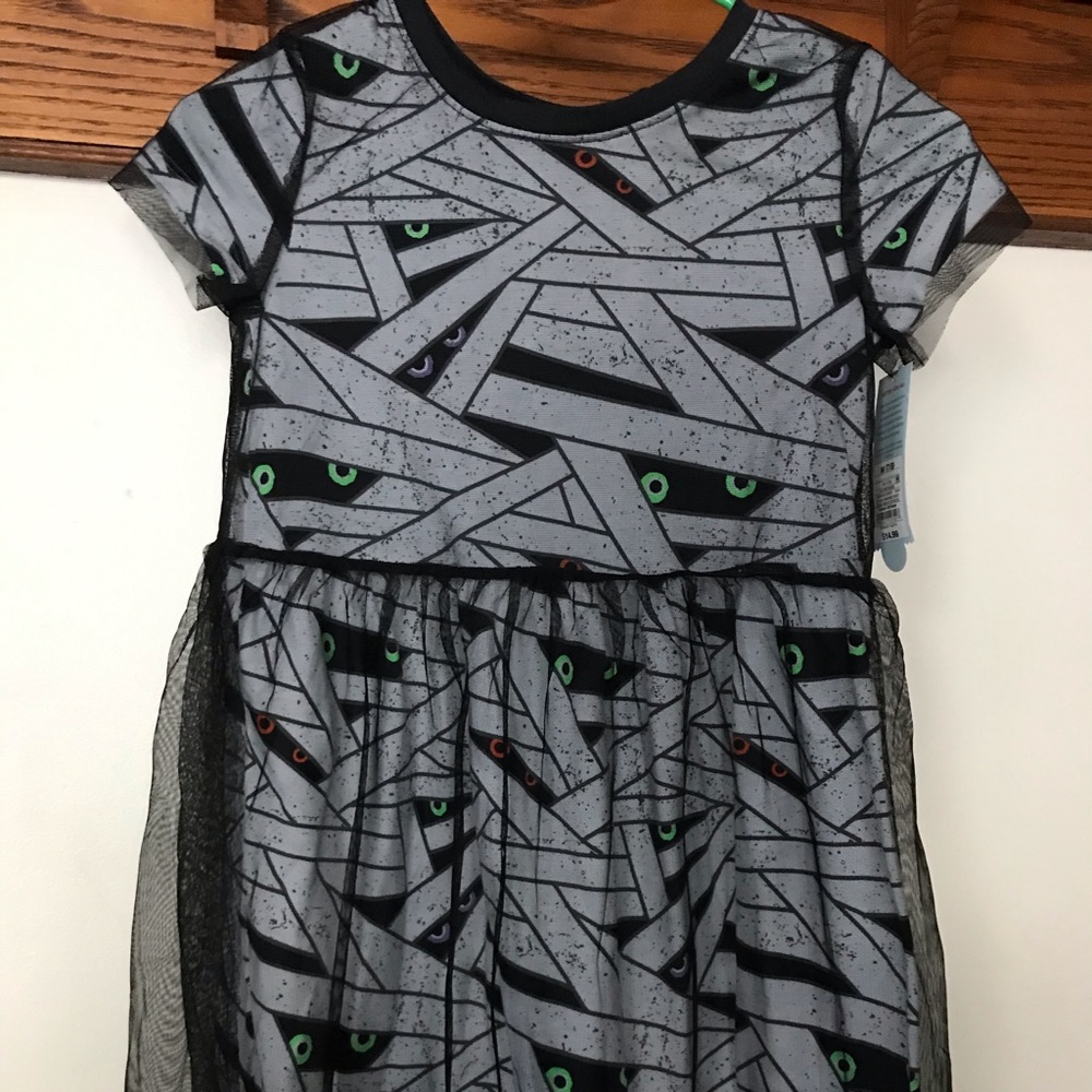 New NWT girls mummy Halloween dress 4/5, 6/6X, 7/8